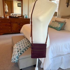 Dooney & Bourke Bags - Dooney and Bourke Triple Zip Crossbody Purple Dooney & Bourke Bags - Dooney and Bourke Triple Zip Crossbody Purple